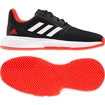 Scarpe da tennis per bambini adidas  CourtJam xJ Black/White/Red