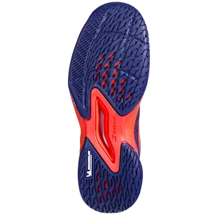 Scarpe da tennis per bambini Babolat Jet Mach 3 AC Junior Blue Ribbon
