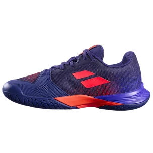 Scarpe da tennis per bambini Babolat Jet Mach 3 AC Junior Blue Ribbon