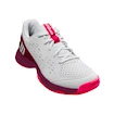 Scarpe da tennis per bambini Wilson Rush Pro Jr L White/Beet Red