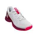 Scarpe da tennis per bambini Wilson Rush Pro Jr L White/Beet Red