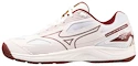 Scarpe indoor da donna Mizuno  Cyclone Speed 4 White/Cabernet