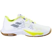 Scarpe indoor da uomo Babolat  Shadow Tour 5 Men White/Lime  EUR 44,5