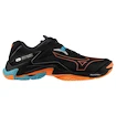 Scarpe indoor da uomo Mizuno  Wave Lightning Z8 Black/Neon Flame  EUR 43