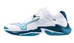 Scarpe indoor da uomo Mizuno  WAVE LIGHTNING Z8 White/Sailor Blue/Silver