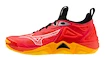 Scarpe indoor da uomo Mizuno  WAVE MOMENTUM 3 Radiant Red/White/Carrot Curl