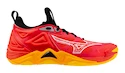 Scarpe indoor da uomo Mizuno  WAVE MOMENTUM 3 Radiant Red/White/Carrot Curl