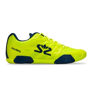 Scarpe indoor da uomo Salming  Hawk 2 Men Fluo Green/Navy