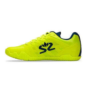 Scarpe indoor da uomo Salming  Hawk 2 Men Fluo Green/Navy