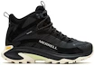 Scarpe outdoor da donna Merrell Moab Speed 2 Mid Gtx Black