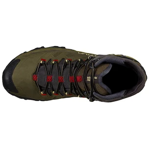 Scarpe outdoor da uomo La Sportiva  Ultra Raptor II Mid Leather Wide GTX Ivy/Tango Red