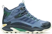 Scarpe outdoor da uomo Merrell  Moab Speed 2 Mid Gtx Steel Blue  UK 11