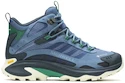 Scarpe outdoor da uomo Merrell  Moab Speed 2 Mid Gtx Steel Blue  UK 11