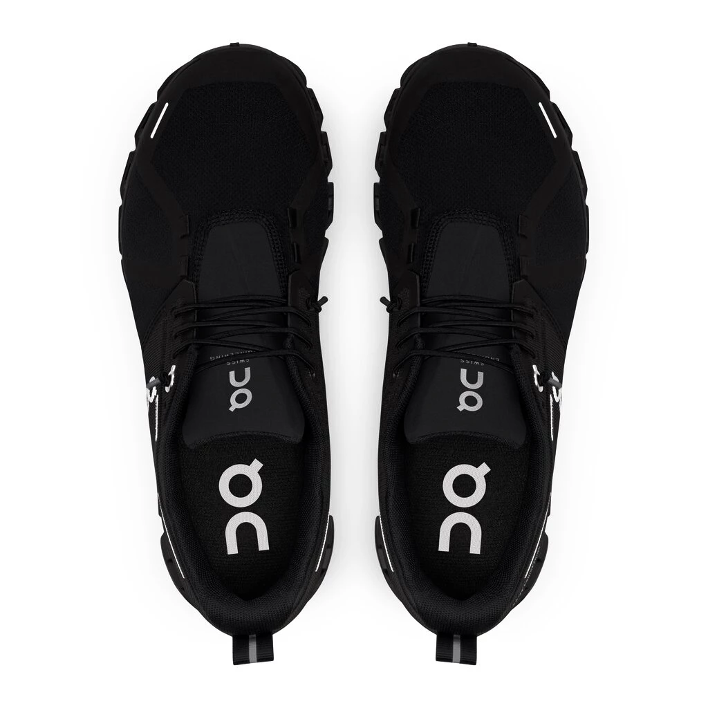 Scarpe per il tempo libero da donna On Cloud 5 Waterproof All Black