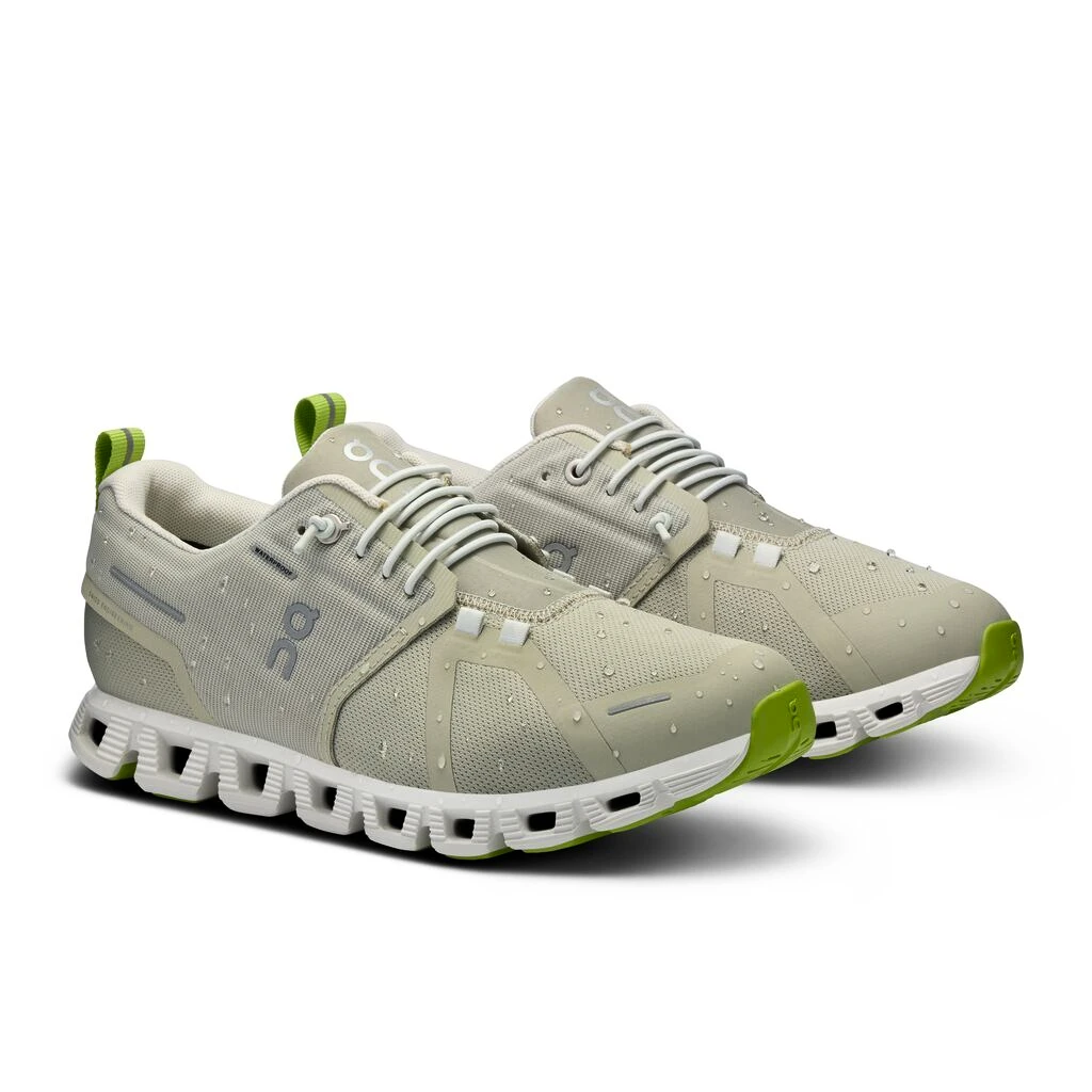 Scarpe per il tempo libero da donna On Cloud 5 Waterproof Chalk/Ice
