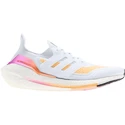 Scarpe running donna adidas  Ultraboost 21 bílo-oranžové