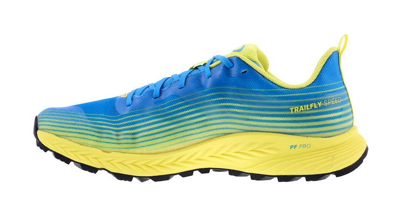 Scarpe running uomo Inov-8 Trailfly Speed M (Wide) Blue/Yellow  UK 10,5