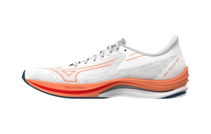 Scarpe running uomo Mizuno Wave Rebellion Sonic White/Light Orange/Blue Ashes  UK 6