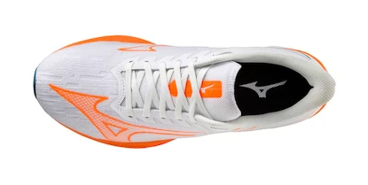 Scarpe running uomo Mizuno Wave Rebellion Sonic White/Light Orange/Blue Ashes  UK 6