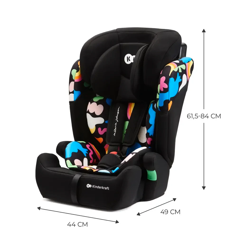 Seggiolino auto Kinderkraft Comfort Up 2 i-Size 76-150 cm Happy Shapes By Melanie