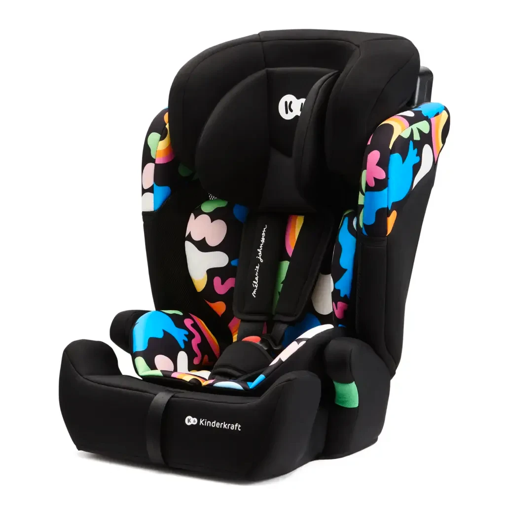 Seggiolino auto Kinderkraft Comfort Up 2 i-Size 76-150 cm Happy Shapes By Melanie