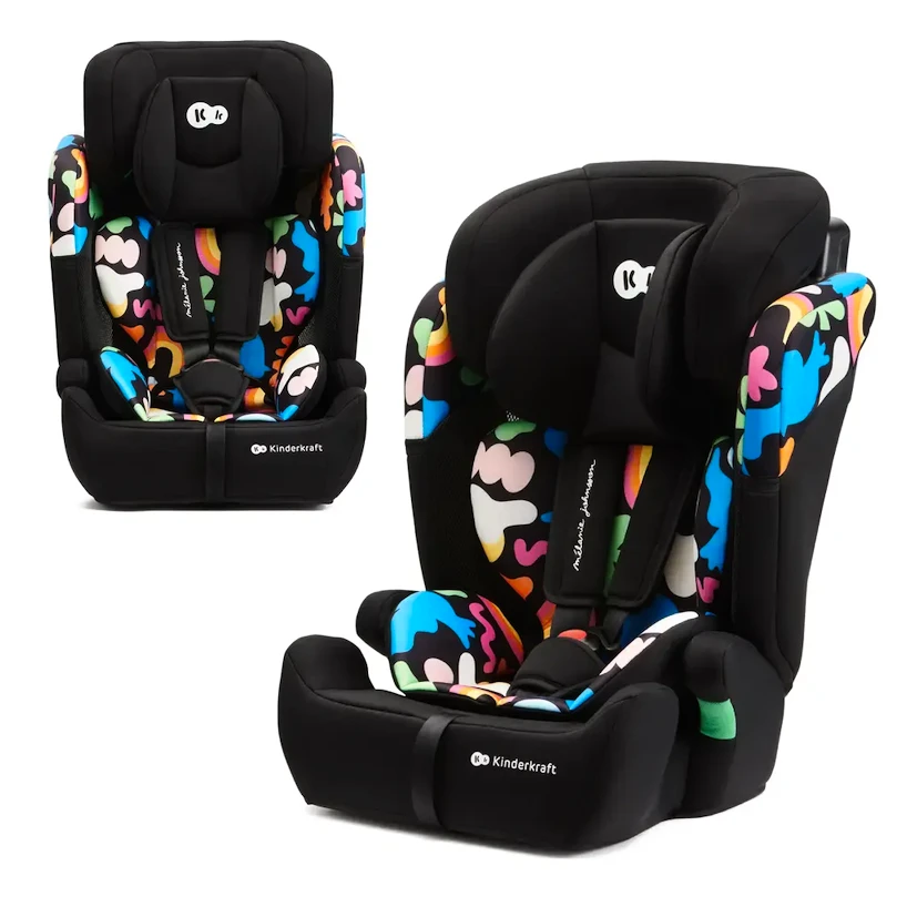 Seggiolino auto Kinderkraft Comfort Up 2 i-Size 76-150 cm Happy Shapes By Melanie