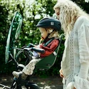 Seggiolino per bambini per biciclette Urban Iki BIO Front seat Mosu Green/Bincho Black