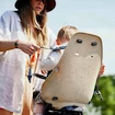 Seggiolino per bambini per biciclette Urban Iki  BIO Rear seat Carrier mounting Oishi Beige/Bincho Black