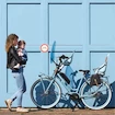 Seggiolino per bambini per biciclette Urban Iki  Rear seat Carrier mounting Bincho Black/Kurumi Brown