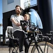 Seggiolino per bambini per biciclette Urban Iki Rear seat Carrier mounting Koge Brown/Bincho Black