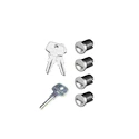 Set serrature Yakima  SKS locks 4 pcs