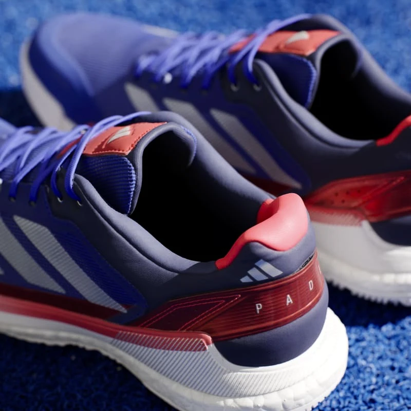 Stivali da padel da uomo adidas  Crazyquick Boost Padel Lucid Blue