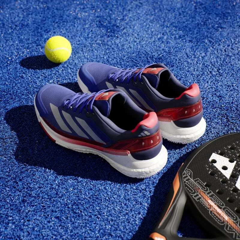Stivali da padel da uomo adidas  Crazyquick Boost Padel Lucid Blue