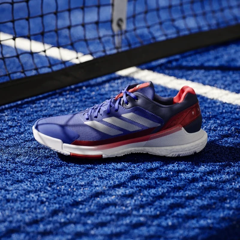 Stivali da padel da uomo adidas  Crazyquick Boost Padel Lucid Blue