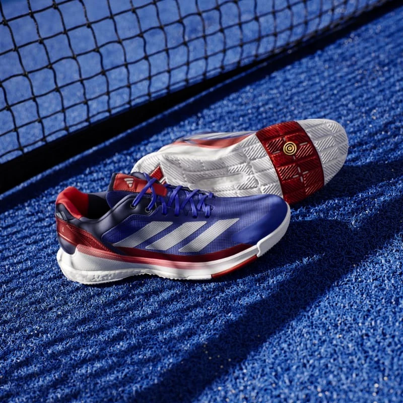 Stivali da padel da uomo adidas  Crazyquick Boost Padel Lucid Blue