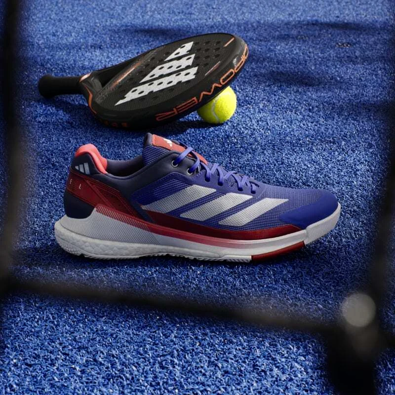 Stivali da padel da uomo adidas  Crazyquick Boost Padel Lucid Blue