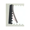 Striscia per terminare il ghiaccio sintetico WinnWell  HOCKEY TILE EDGING REBOUNDING FOAM 17.5" x 1" GREY
