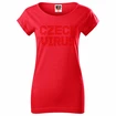 T-shirt da donna Czech Virus rossa punteggiata