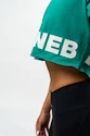 T-shirt da donna Nebbia Crop top T-shirt POWERHOUSE Verde
