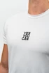 T-shirt da uomo Nebbia Performance+ T-shirt sportiva funzionale RESISTANCE bianca