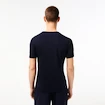 T-shirt Lacoste Core Performance da uomo blu navy/bianca