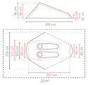 Tenda Coleman  BATUR 2 BlackOut