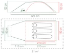 Tenda Coleman  Darwin 3+