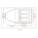 Tenda Coleman  Darwin 3   BlackOut