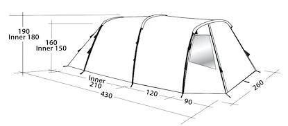 Tenda Easy Camp  Huntsville 400 Green