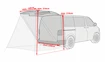 Tenda VAUDE  Drive Van Trunk Linen SS22