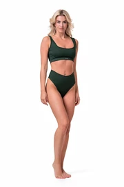 Top bikini sportivo Nebbia Miami 554 verde scuro