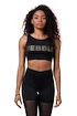 Top donna Nebbia Intense Gold Mesh Mini Top 830 black S