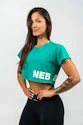 Top donna Nebbia POWERHOUSE Oversized Crop Top 279 green