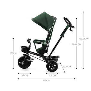 Triciclo Kinderkraft Aveo Mystic Green